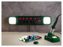 PARKSIDE® LED-Arbeitsleuchte mit Steckdosenleiste PASD 3680 A1 31767 9580