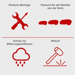 Mährobotergarage Practixx PX-RRM-600Wi Rostfreies Metallgehäuse Made in Germany 37392 11419