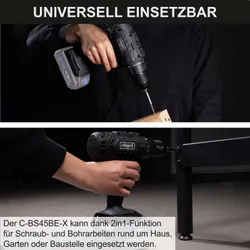 Akku-Bohrschrauber C-BS45BE-X Scheppach black 35043 10553