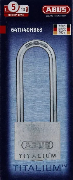 ABUS Vorhängeschloss Titalium 64TI gleichschließend 7967 2398