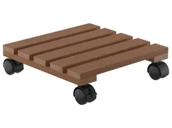 PARKSIDE® Pflanzenroller mit 2 Feststellern Holz braun 4052916613764