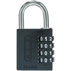 ABUS Vorhängeschloss 144/40 Schwarz 4003318825583