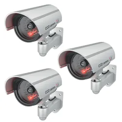 BASI Überwachungskamera Attrappe Dummy Kamera 4026434451153