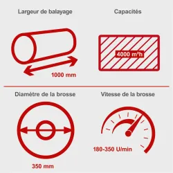 Benzin Kehrmaschine SC2200PE Scheppach 4046664286233