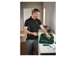 PARKSIDE® Herren Arbeitsbermudas Stretch schwarz/gelb 46 22315 6778