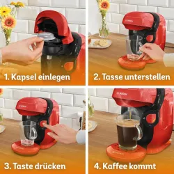 BOSCH Kapselmaschine One-Touch Bedienung 11403 2949