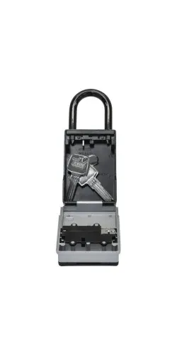 ABUS Schlüsseltresor 77454 schwarz-silber 24296 7493