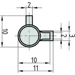 Schlüssellochsperrer SS 12 Gleichschließend 33408 5227