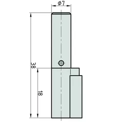Schlüssellochsperrer SS 12 Gleichschließend 33407 5227