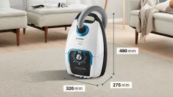BOSCH Bodenstaubsauger Serie 8 ProSilence BGB75XSIL 4242005419807