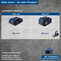 Akku-Schneefräse BC-SNB410-X scheppach (DIY) 4046664287414