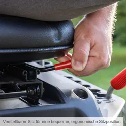 Aufsitzrasenmäher MR225-61 Scheppach Elektro-Start 36853 11178