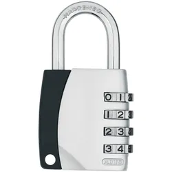 ABUS Vorhängeschloss 155/40 Silber/Schwarz 4003318321153