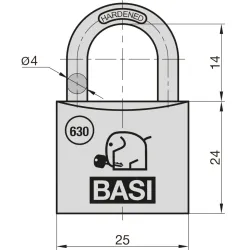 BASI Vorhängeschloss Vorhangschloss Spar-Set 12897 3263