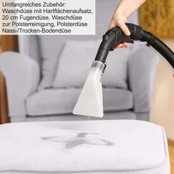 Sprüh- und Waschsauger CUC20-BE Scheppach Black 4046664282983