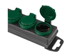 PARKSIDE® Steckdosenleiste mit Berührungsschutz 3-fach 2er-Set 26775 8216