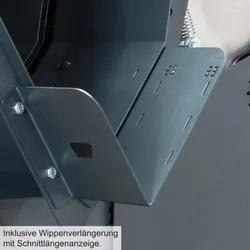 Wippsäge wox d700 scheppach gunmetal 36445 8272