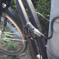 BASI Kabelbinder Fahrradschloss Zahlenschloss 4-stellig 4026434170795