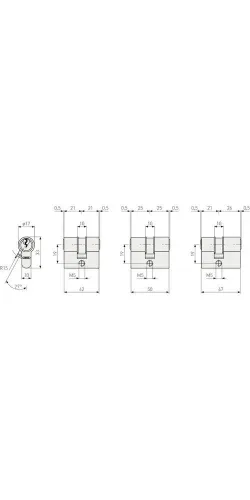 ABUS Profilzylinder 95027 4003318035159