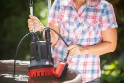 Regenfasspumpe BAP350 scheppach 17641 5491