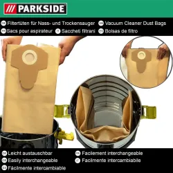 Parkside Staubsaugerbeutel Papierfilterbeutel 13210 3359