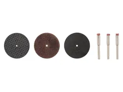 PARKSIDE Drahtbürsten-/Polier-/Trennscheiben-/Schleifstifte-/Fräser-/Lamellenschleifer-Set 4052916762806
