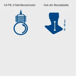 Vibrationsstampfer VS1000 scheppach 17583 5480