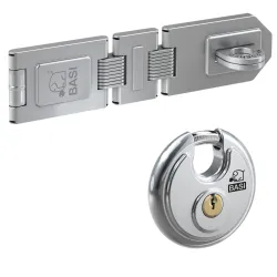 BASI Sicherheits-Stallriegel Sicherheitsüberfalle 2 Gelenke 4026434448993