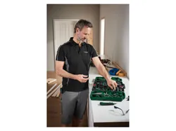 PARKSIDE® Herren Arbeitsbermudas Stretch schwarz/gelb 32433 9782