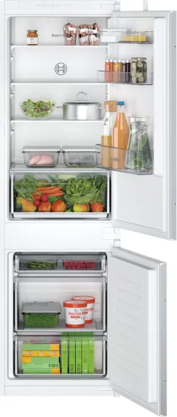 BOSCH Einbaukühlgefrierkombination Serie 2 KIV86NSE0 4242005431045