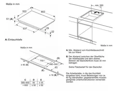 BOSCH Induktions-Kochfeld PIV83KHC1E 29234 6229