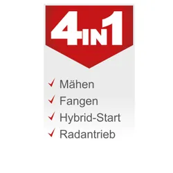 Aufsitzrasenmäher MR224-61 Scheppach 4046664211204