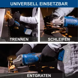 Akku-Winkelschleifer C-AG125-X Scheppach 4046664216476