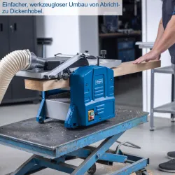Abricht- und Dickenhobel HMS860 scheppach 4046664098751