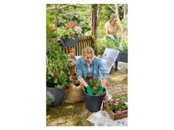 PARKSIDE® Newport Pflanzvase PreZero Anthrazit 36034 10819