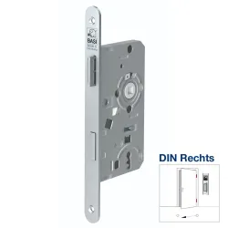 Einsteck-Zimmertürschloss ES 922 Buntbart Stulp abgerundet DIN Rechts 4026434070200