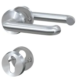 ZB 3100 Rosetten-Garnitur Edelstahl Profilzylinder 4026434098105