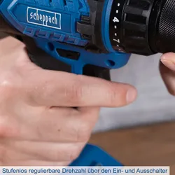 Akku-Bohrschrauber BC-DD60-X Scheppach Brushless 4046664256953