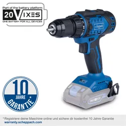 Akku-Bohrschrauber BC-DD60-X Scheppach Brushless 31842 9603