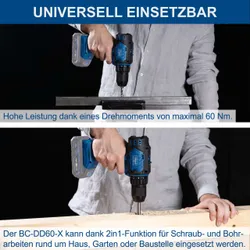 Akku-Bohrschrauber BC-DD60-X Scheppach Brushless 31841 9603