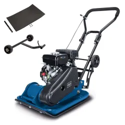 Rüttelplatte HP2300S Scheppach Matte & Fahrvorrichtung 4046664230502