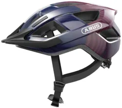ABUS City-Fahrradhelm Aduro 3.0 LED purple waves 4003318412486