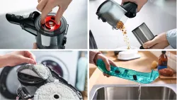 BOSCH Akku-Stielstaubsauger Unlimited 7 ProHygienic Aqua 9353 2601