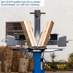 Holzspalter stehend HL810 scheppach 1322 341