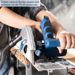 Tauchsäge PL55 Scheppach mit Führungsschiene Aluminium 29267 8878