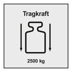 Hubwagen HFW2500-BE Scheppach 36194 10863