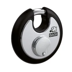 BASI Vorhängeschloss Rundbügelschloss gleichschließend Spar-Set 4026434167160