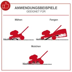 Benzinrasenmäher MS161-46 Scheppach 17770 5519