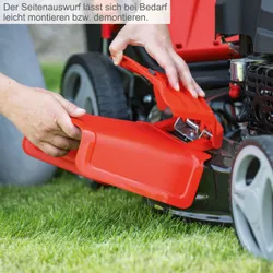 Benzin Rasenmäher MS200-51E Scheppach inkl. Akku und Ladegerät 35300 10618