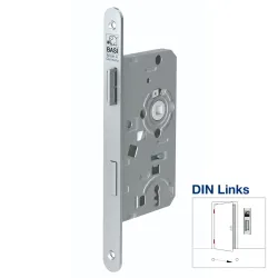 Einsteck-Zimmertürschloss ES 922 Buntbart Stulp abgerundet DIN Links 4026434070194